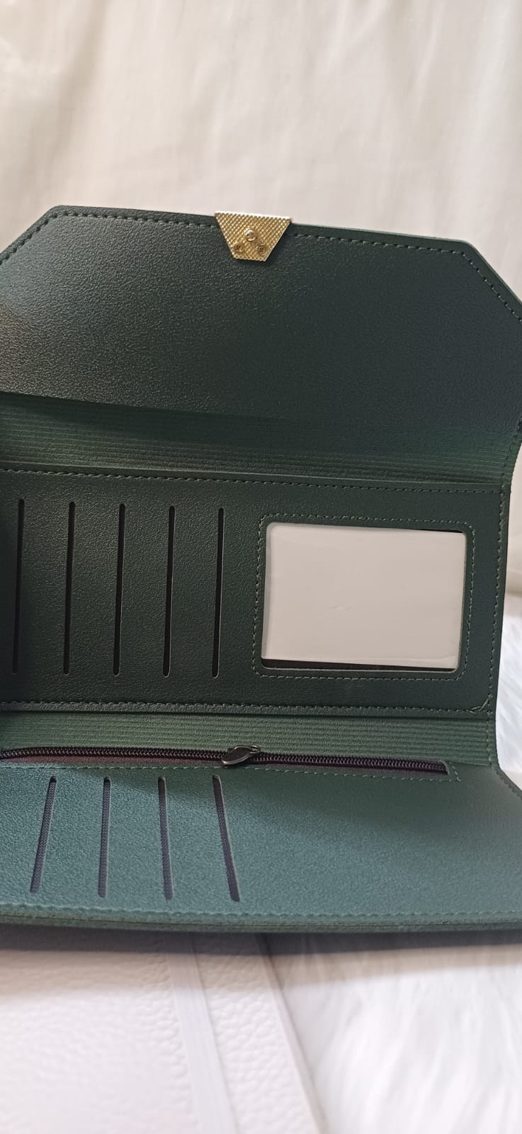 Green Triangle Lock Wallet