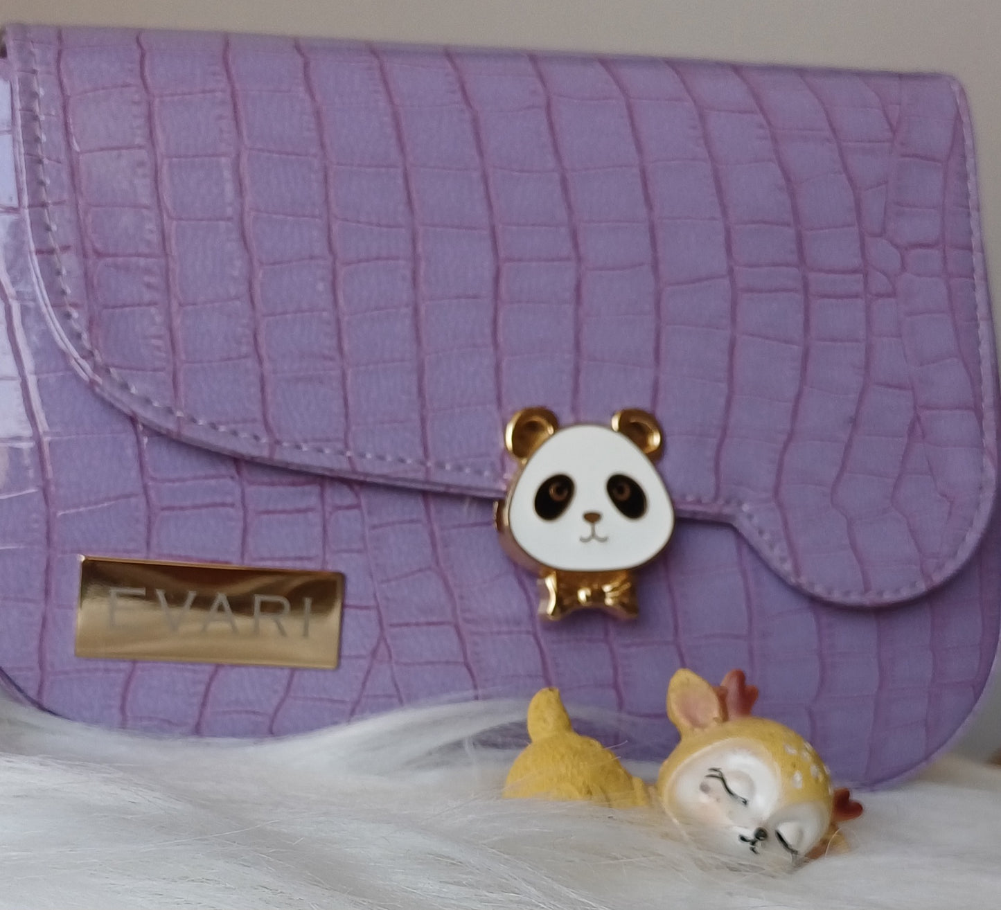 White Panda Sling Bag