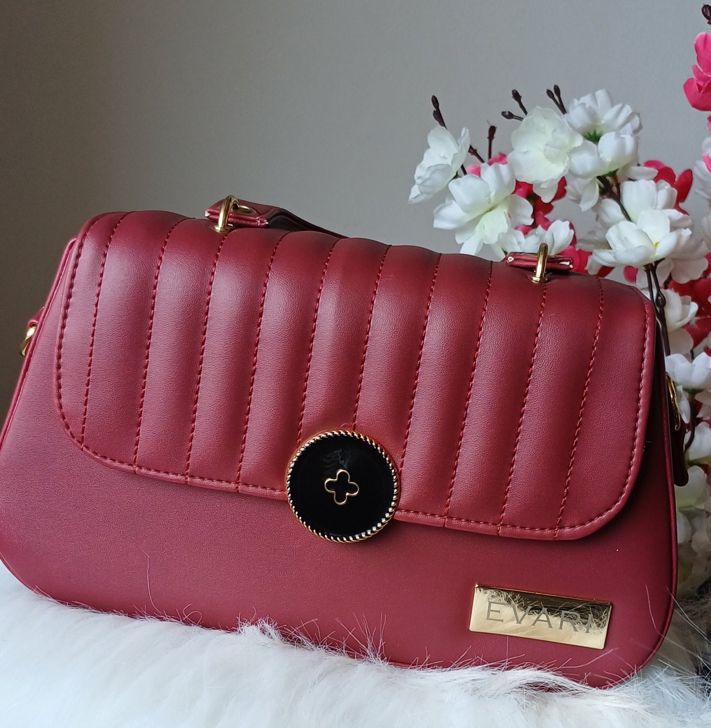 Red PLUS Lock Sling Bag