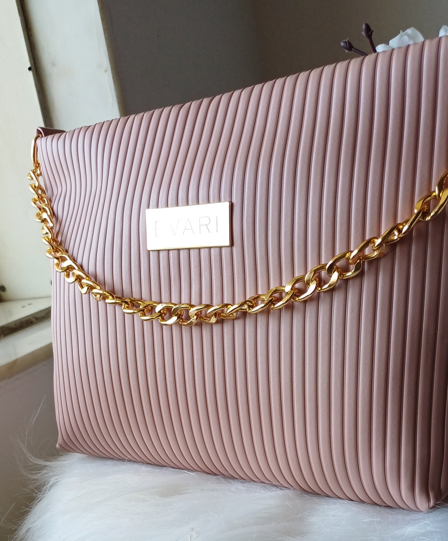 Pink Stripes Quilt Sling