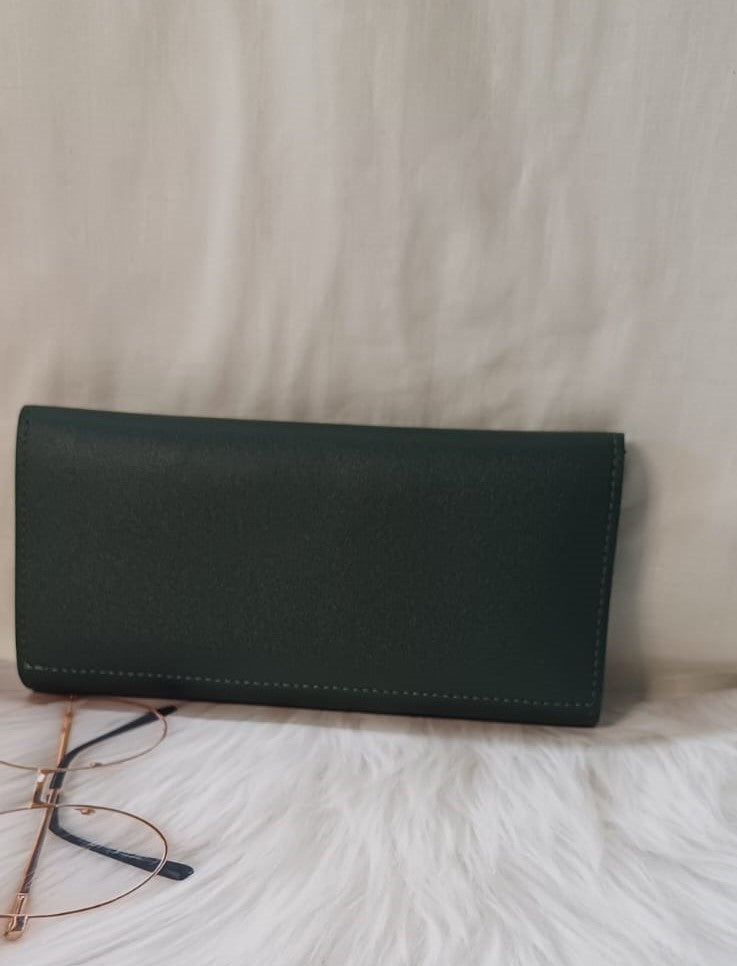 Green Triangle Lock Wallet
