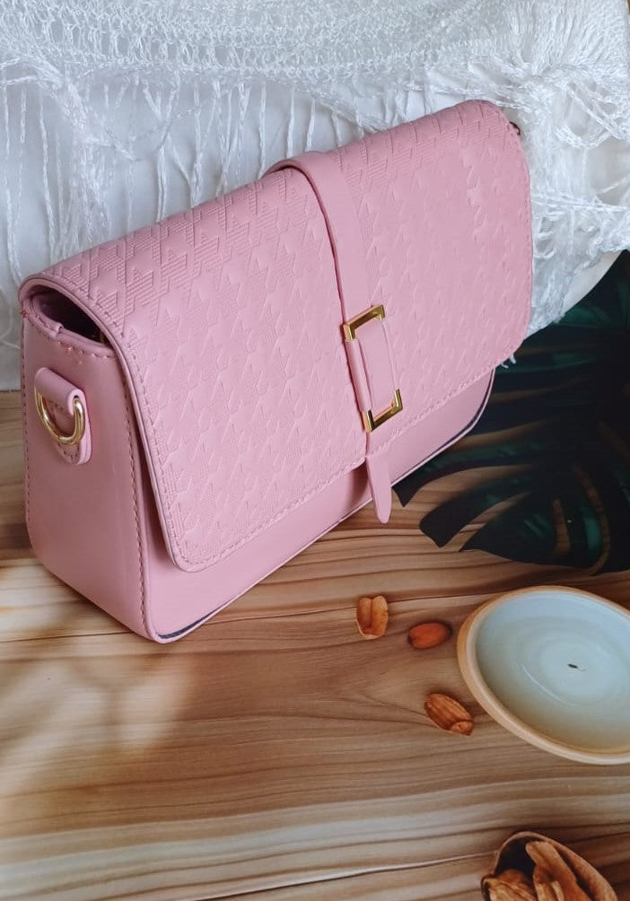 Pink I Lock Sling Bag
