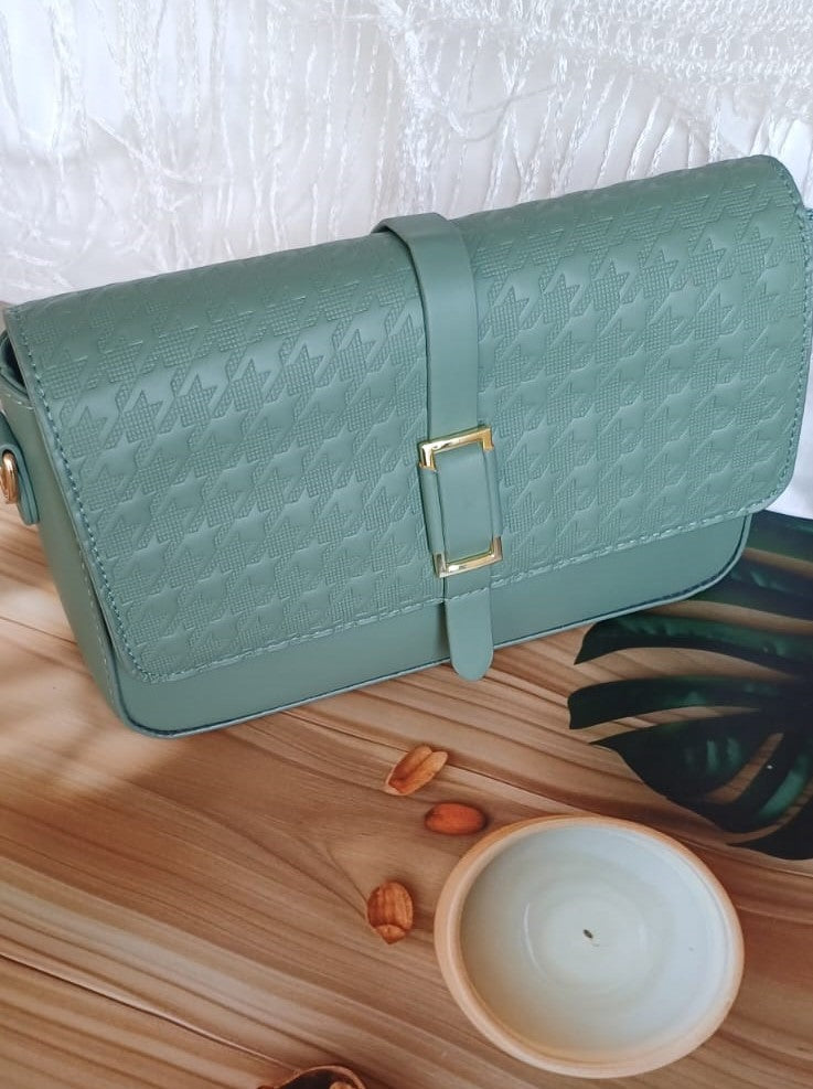 Green I Lock Sling Bag