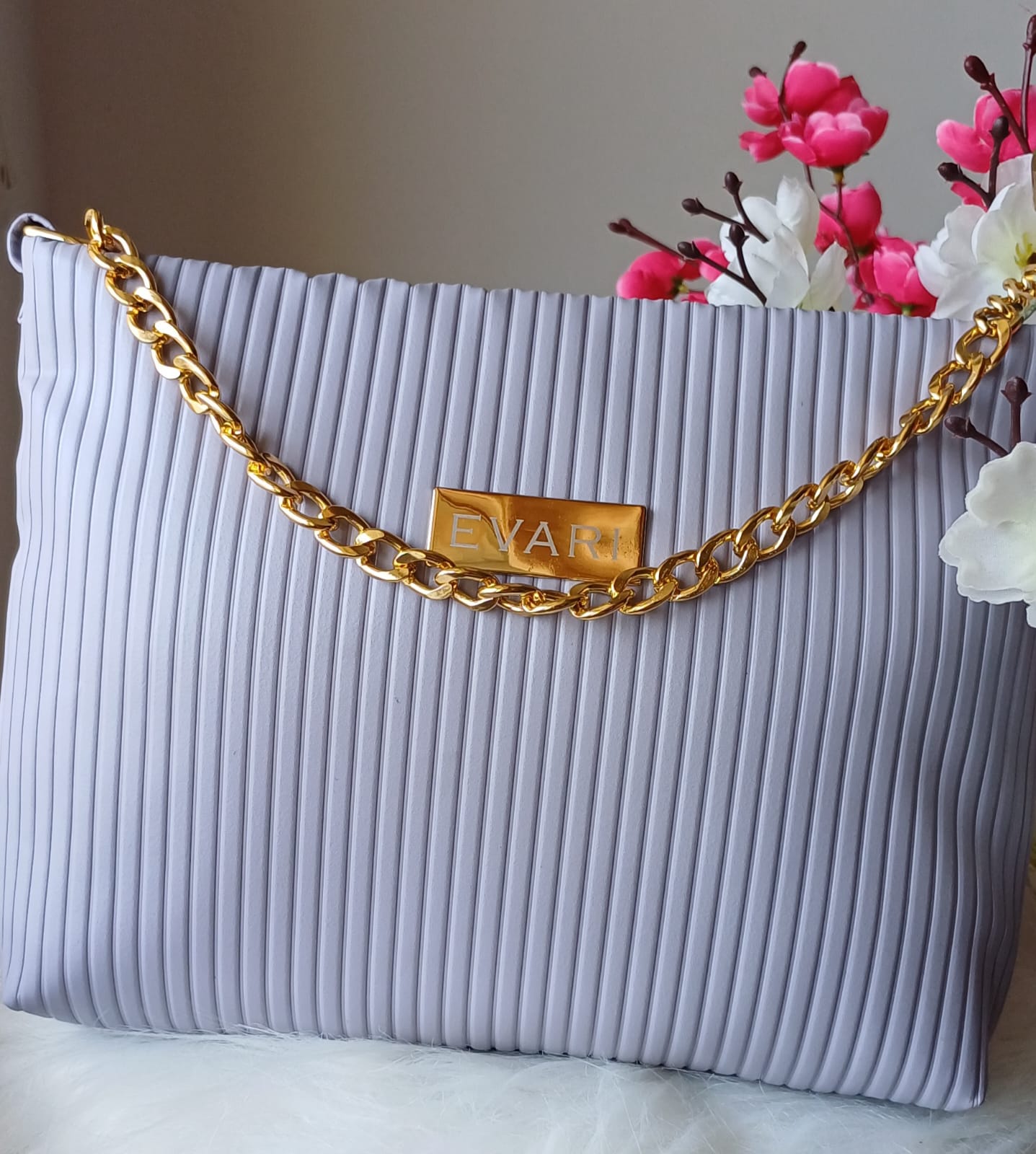 Purple Stripes Quilt Sling