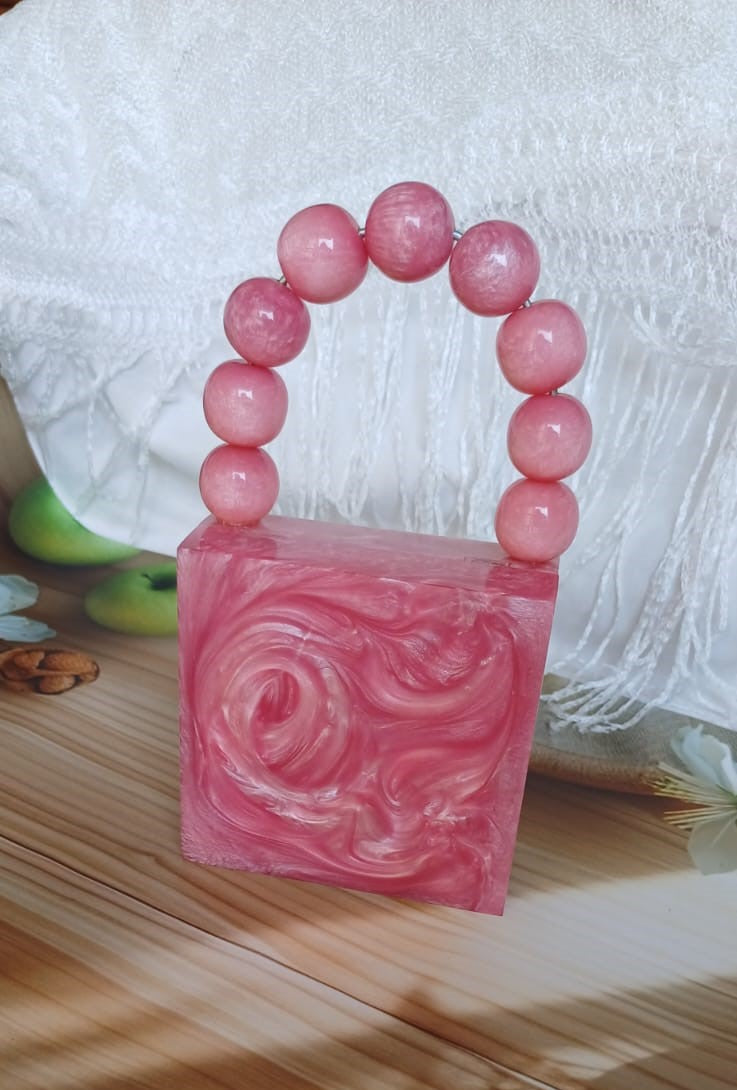 Light Pink Marble Sling Bag