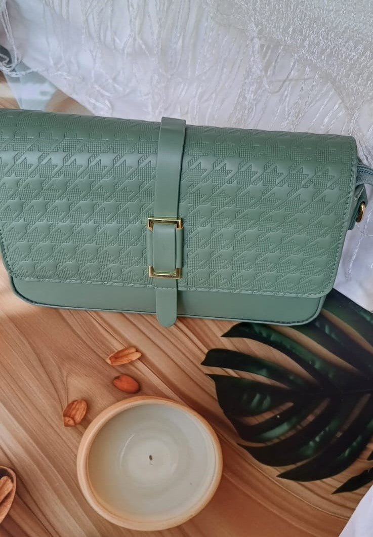 Green I Lock Sling Bag