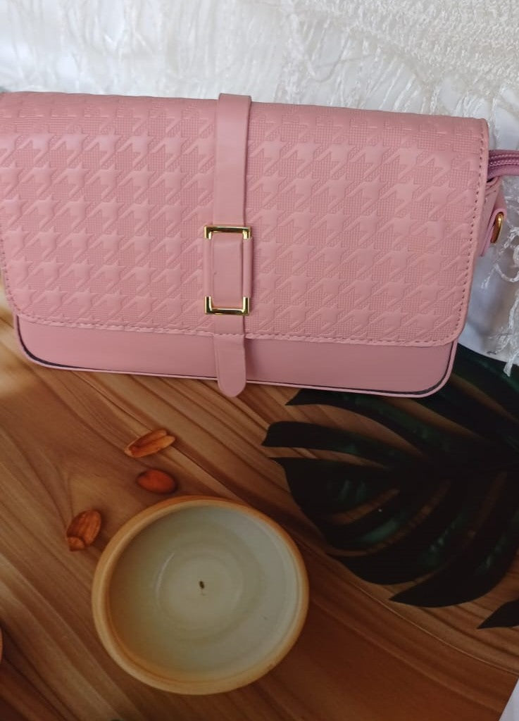 Pink I Lock Sling Bag