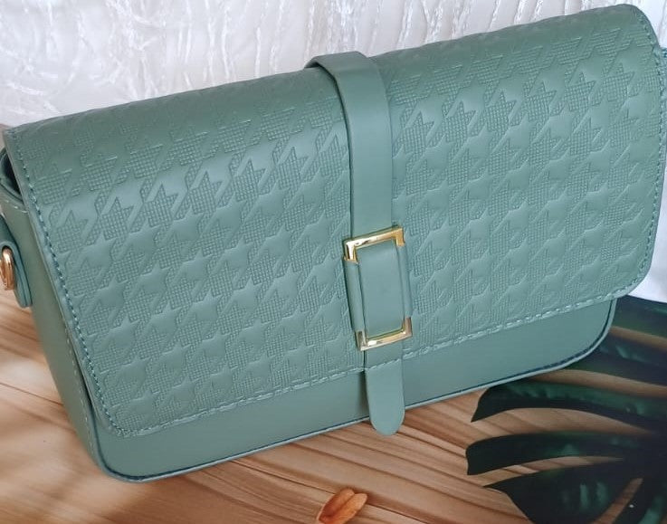 Green I Lock Sling Bag