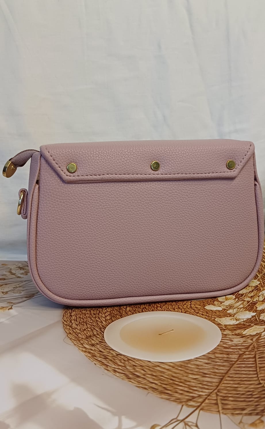 Pink Mickey Lock Sling Bag