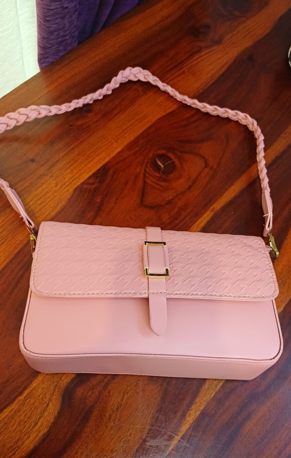 Pink I Lock Sling Bag