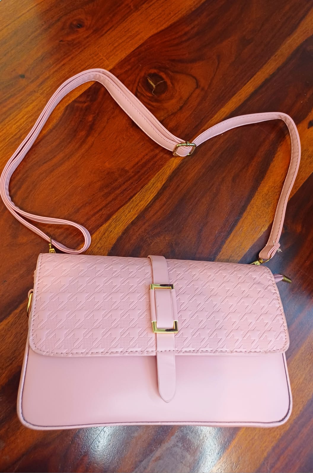Pink I Lock Sling Bag