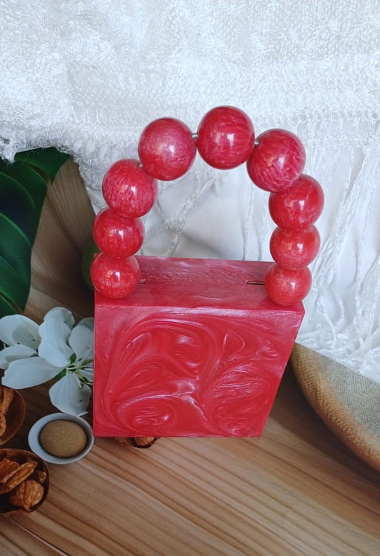 Pink Marble Sling Bag