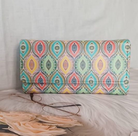 Printed Multicolor Wallet