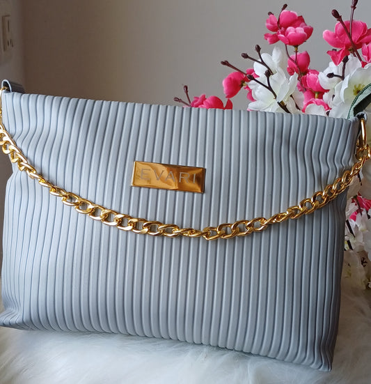 Grey Stripes Quilt Sling