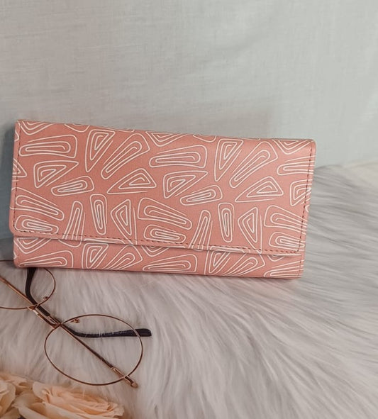Printed Pink Wallet