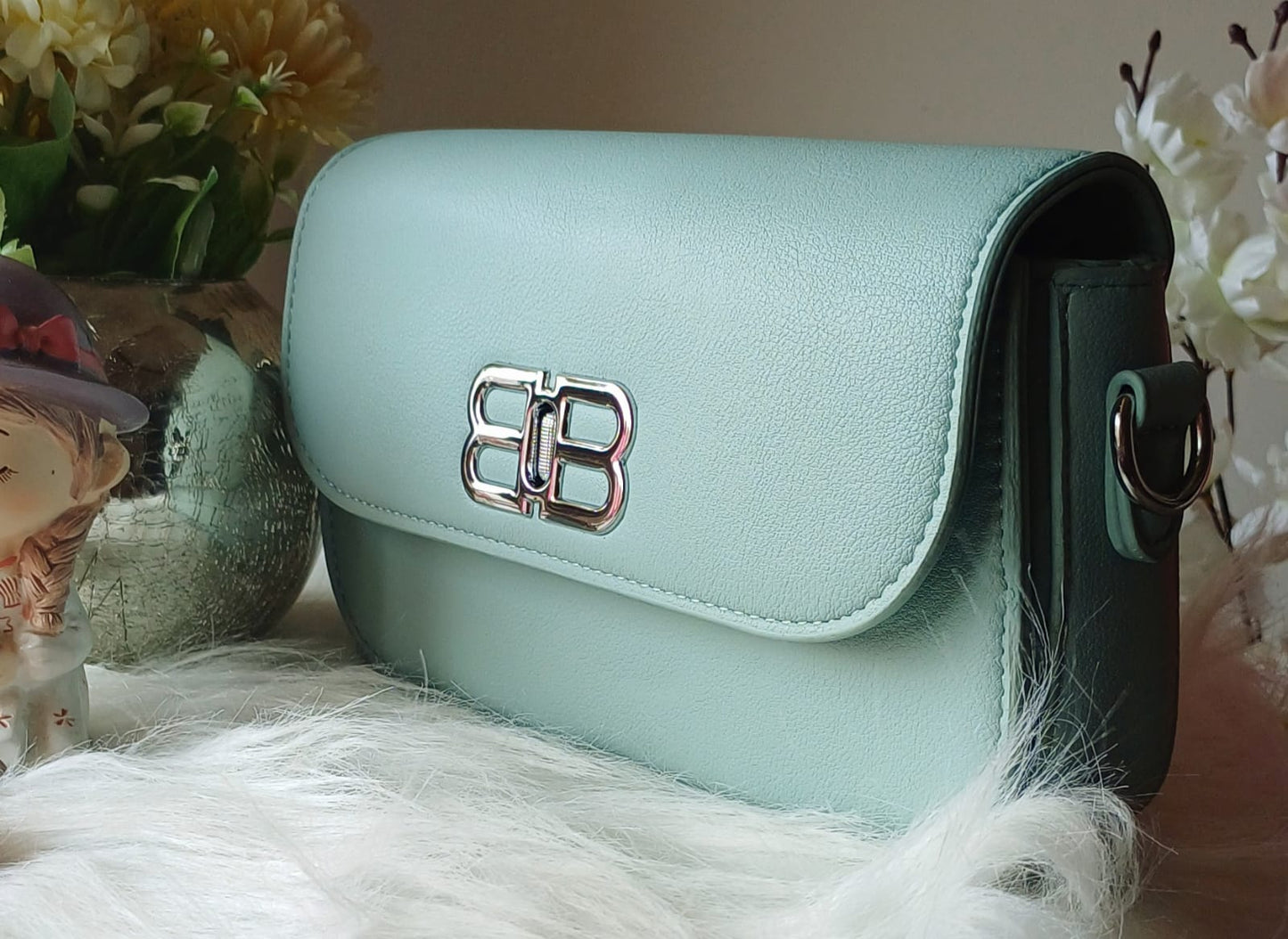 Blue B Lock Sling Bag
