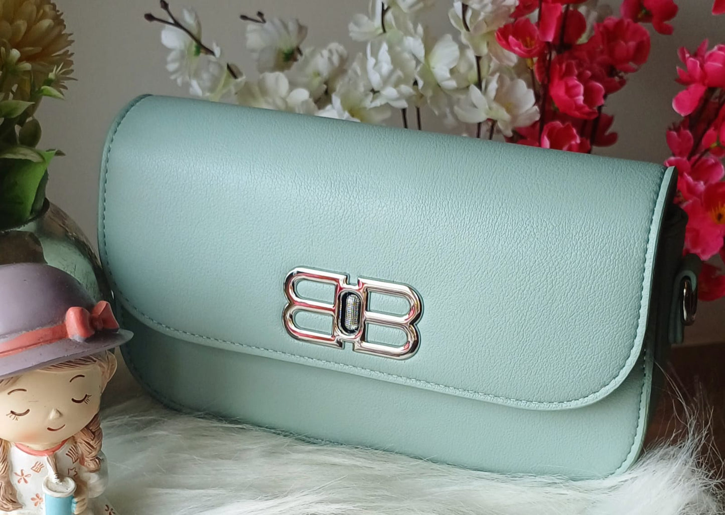 Blue B Lock Sling Bag