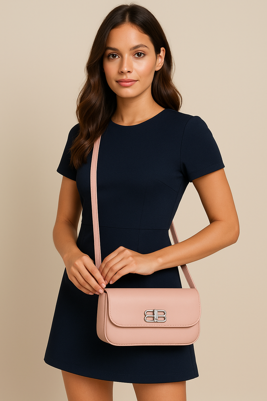 Peach B Lock Sling Bag
